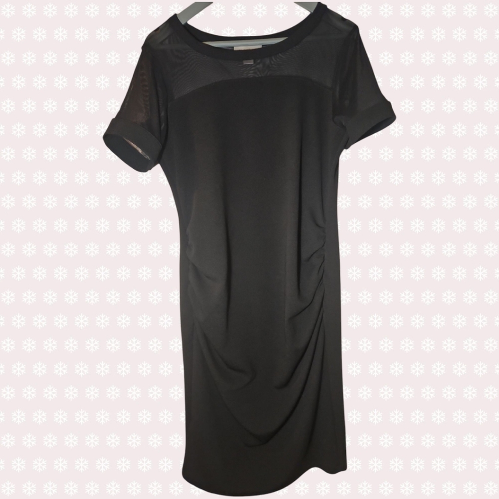 Motherhood Maternity Elegant Black Dress